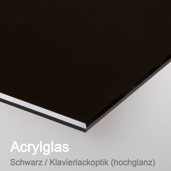 Bild zu Farbe Acryl - Schwarz Klavierlackoptik (glanz)
